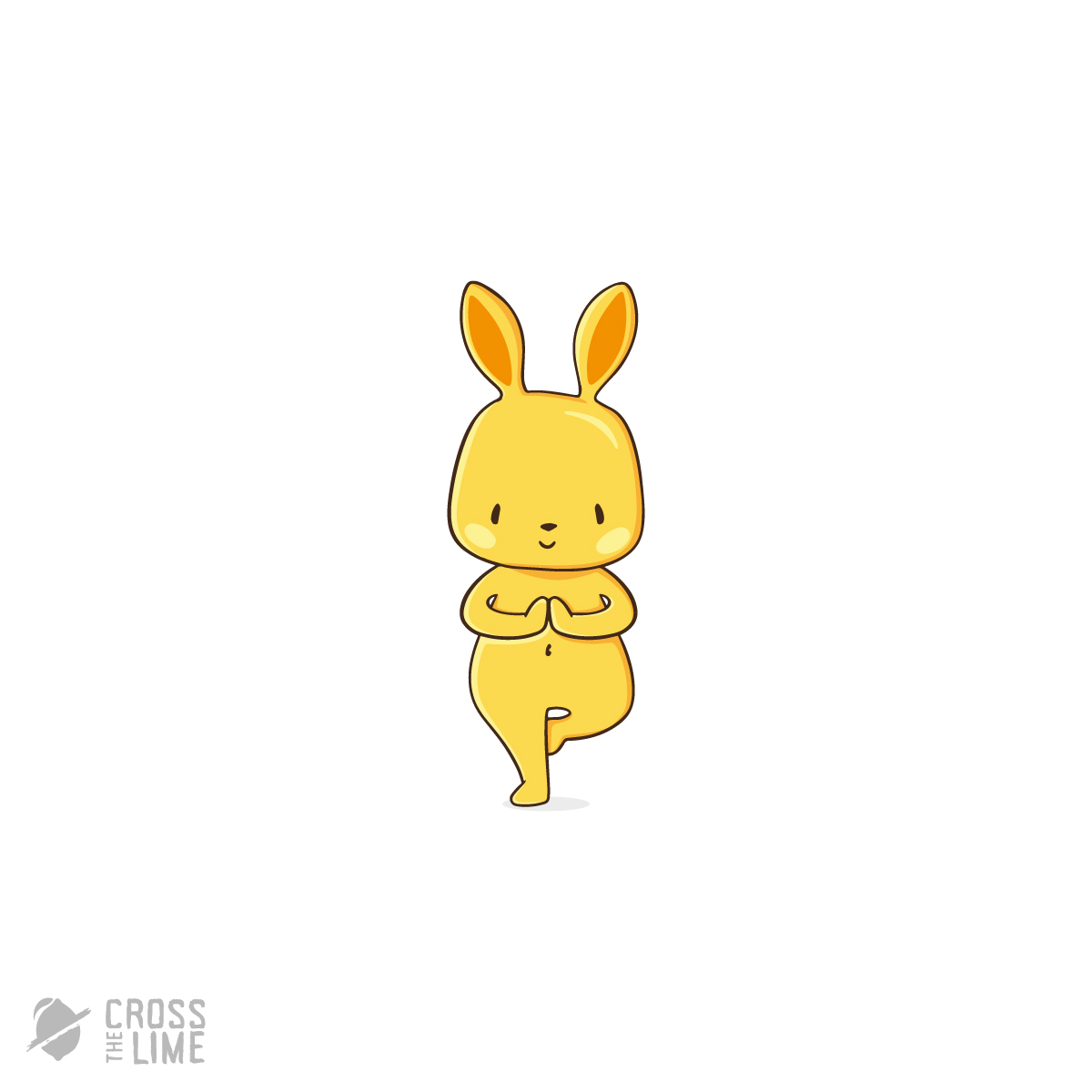 Yoga bunny logo