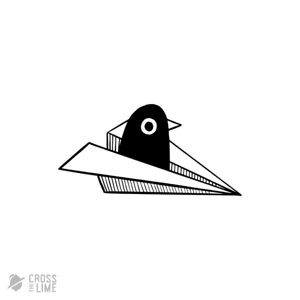 Lazy bird logo