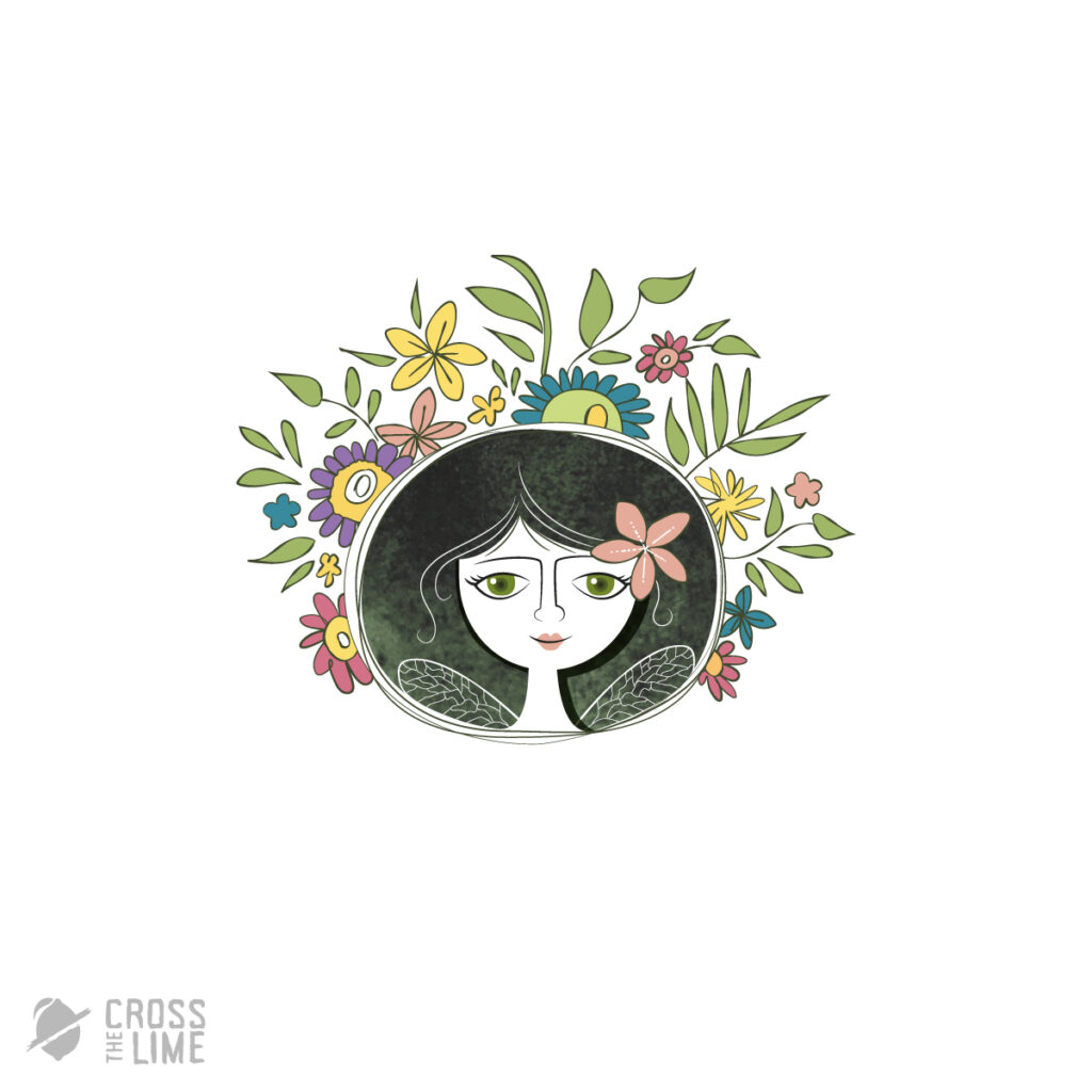 Flower girl logo
