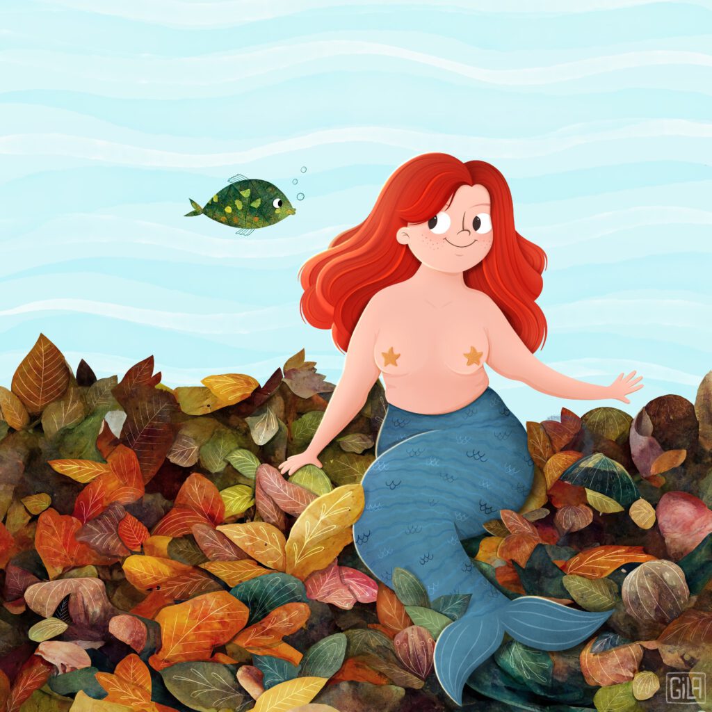 Autumn mermaid